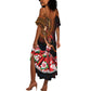 Ladies Sega Dance Summer Maxi Dress Paisley Mix African Pattern