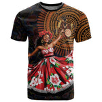 Ladies Sega Dance T shirt Paisley Mix African Pattern