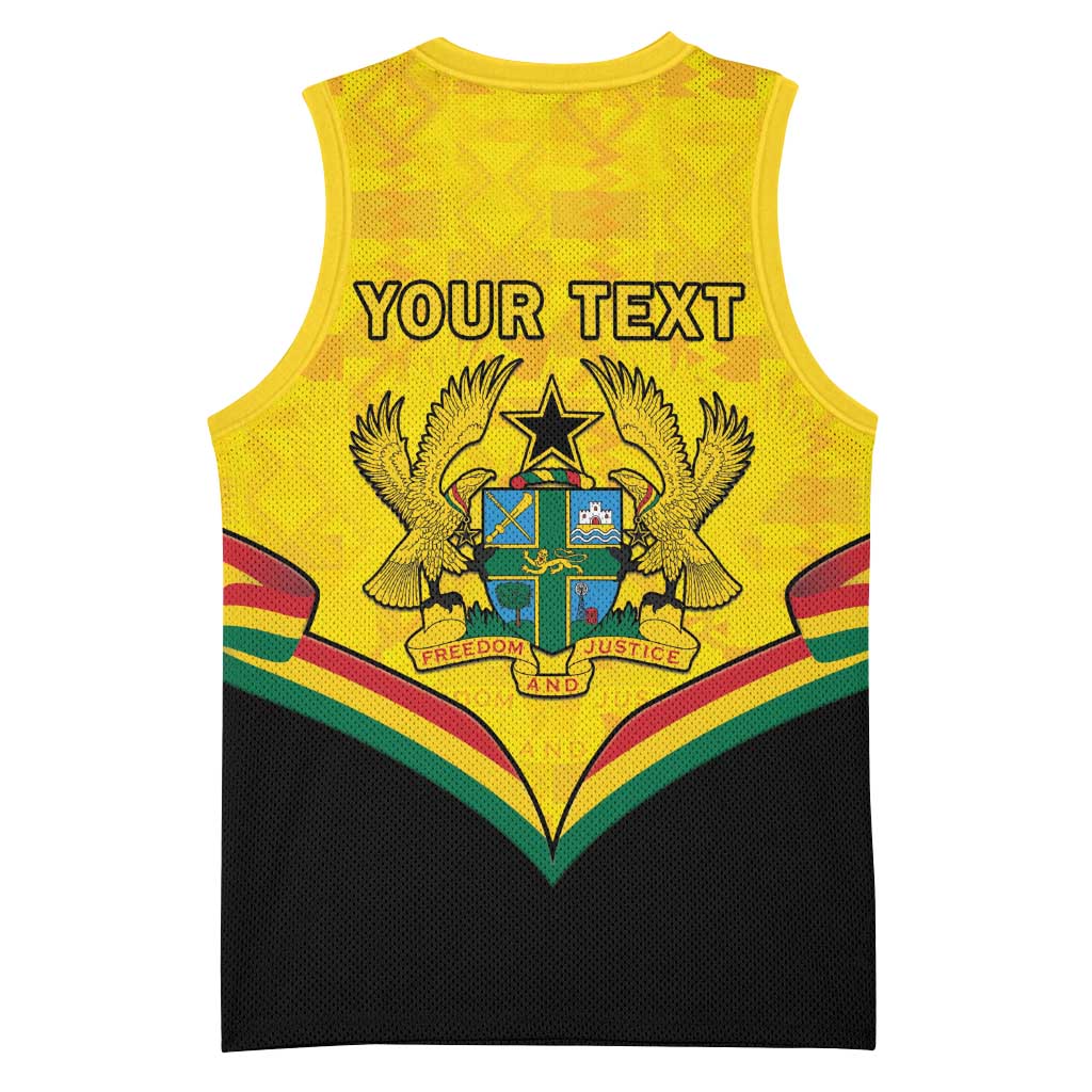 Personalised Afro Ghana Basketball Jersey 68th Anniversary Independence LT15
