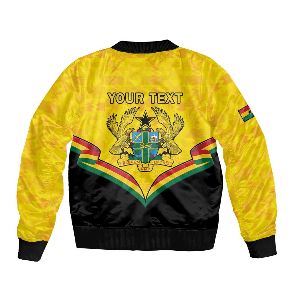 Personalised Afro Ghana Bomber Jacket 68th Anniversary Independence