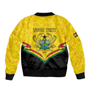Personalised Afro Ghana Bomber Jacket 68th Anniversary Independence