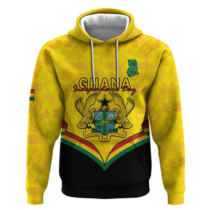 Personalised Afro Ghana Hoodie 68th Anniversary Independence