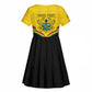 Personalised Afro Ghana Kid Short Sleeve Dress 68th Anniversary Independence