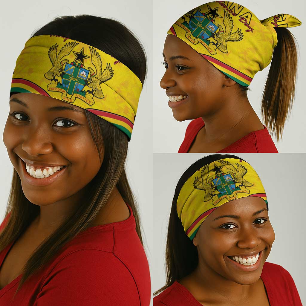 Afro Ghana Neck Gaiter 68th Anniversary Independence LT15