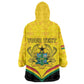 Personalised Afro Ghana Wearable Blanket Hoodie 68th Anniversary Independence