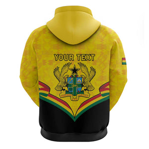 Personalised Afro Ghana Zip Hoodie 68th Anniversary Independence