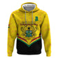 Personalised Afro Ghana Zip Hoodie 68th Anniversary Independence