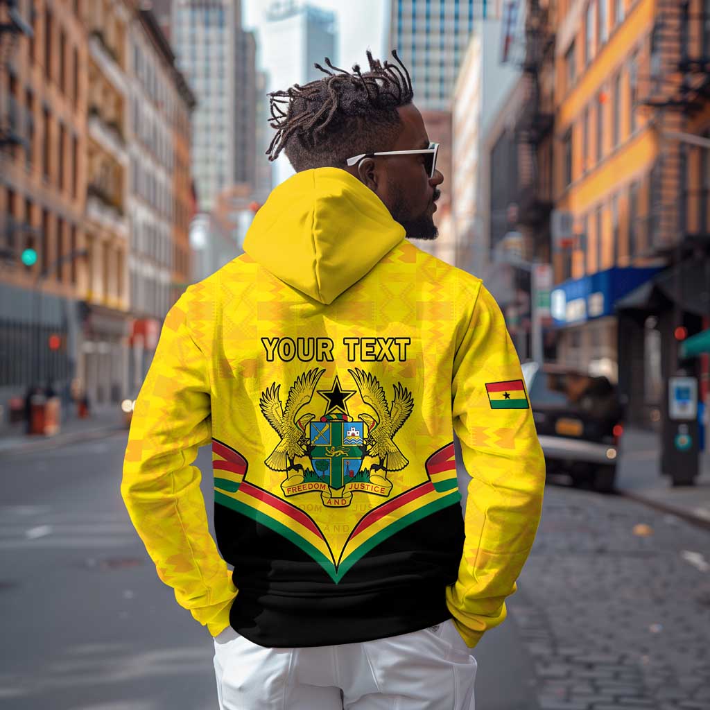 Personalised Afro Ghana Zip Hoodie 68th Anniversary Independence