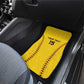 Custom Ghana Football Car Mats Mix Adinkra Pattern