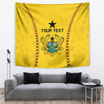 Custom Ghana Football Tapestry Mix Adinkra Pattern