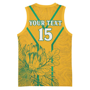Custom Afro South Africa Soccer Basketball Jersey Go Champions LT15