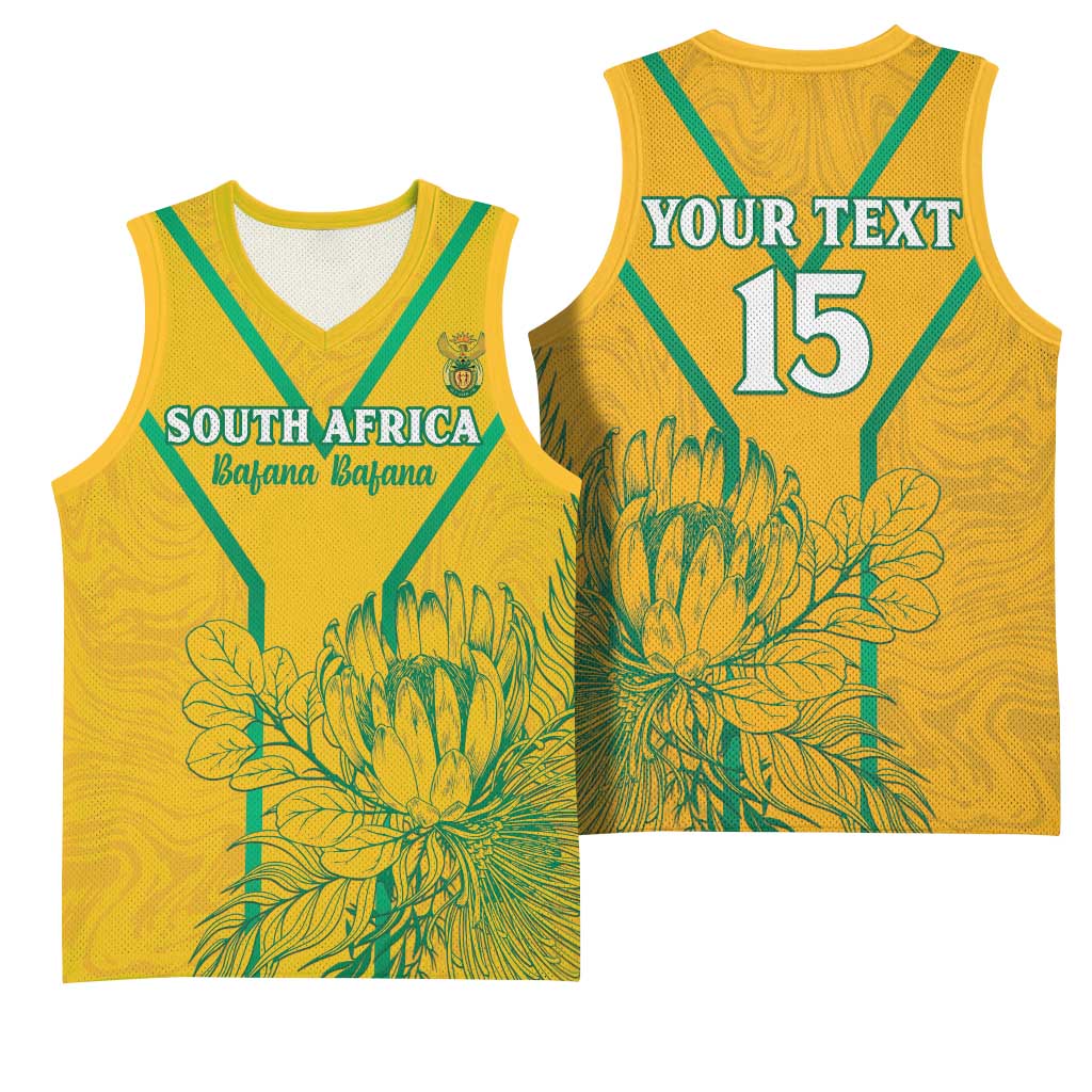 Custom Afro South Africa Soccer Basketball Jersey Go Champions LT15