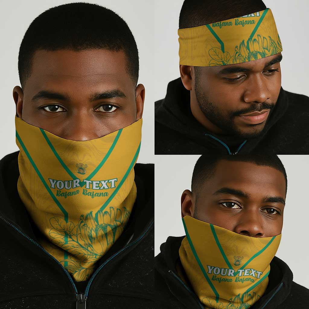 Custom Afro South Africa Soccer Neck Gaiter Go Champions LT15