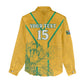 Custom Afro South Africa Soccer Women Casual Shirt Go Champions