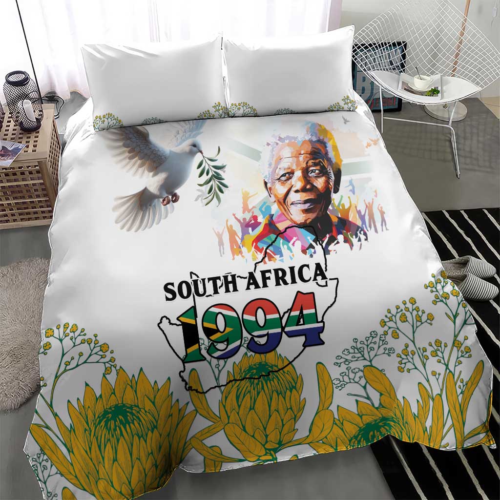 Afro South Africa Freedom Day Bedding Set Nelson Mandela