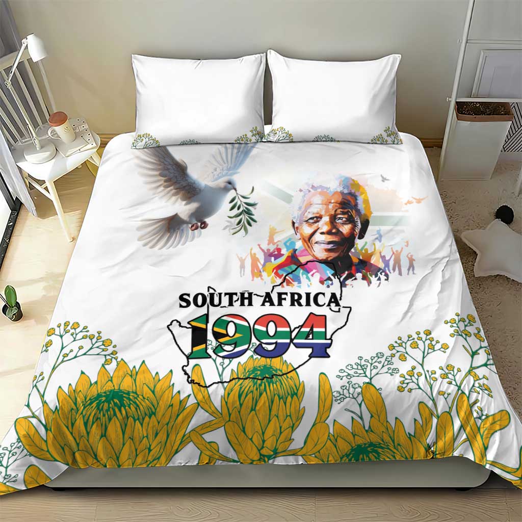 Afro South Africa Freedom Day Bedding Set Nelson Mandela