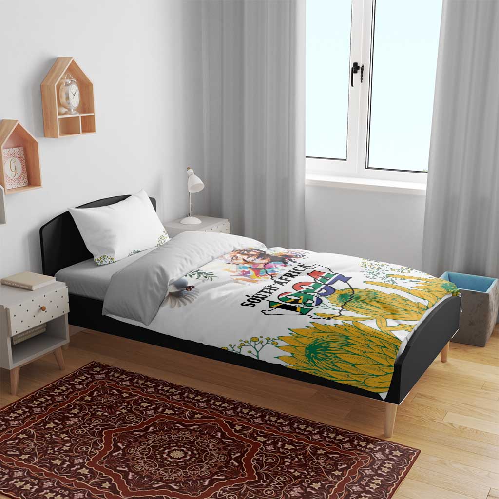 Afro South Africa Freedom Day Bedding Set Nelson Mandela