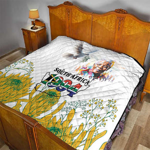 Afro South Africa Freedom Day Quilt Nelson Mandela