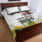 Afro South Africa Freedom Day Quilt Bed Set Nelson Mandela