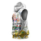 Afro South Africa Freedom Day Sleeveless Hoodie Nelson Mandela - African Pride