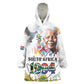 Afro South Africa Freedom Day Wearable Blanket Hoodie Nelson Mandela