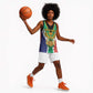 Personalised South Africa Basketball Jersey Coat Of Arms Flag Style LT15