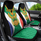 Personalised South Africa Car Seat Cover Coat Of Arms Flag Style