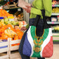 Personalised South Africa Grocery Bag Coat Of Arms Flag Style