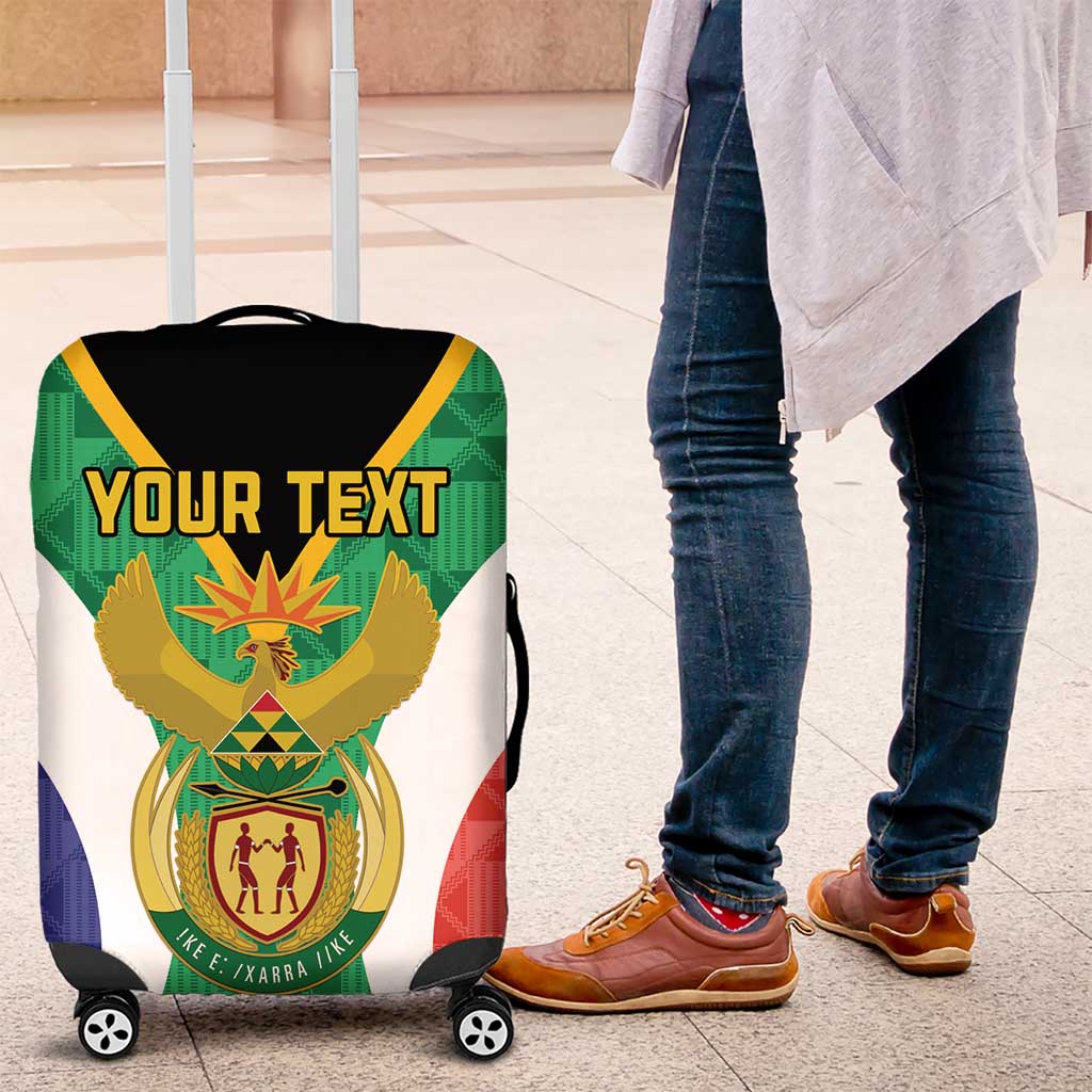 Personalised South Africa Luggage Cover Coat Of Arms Flag Style