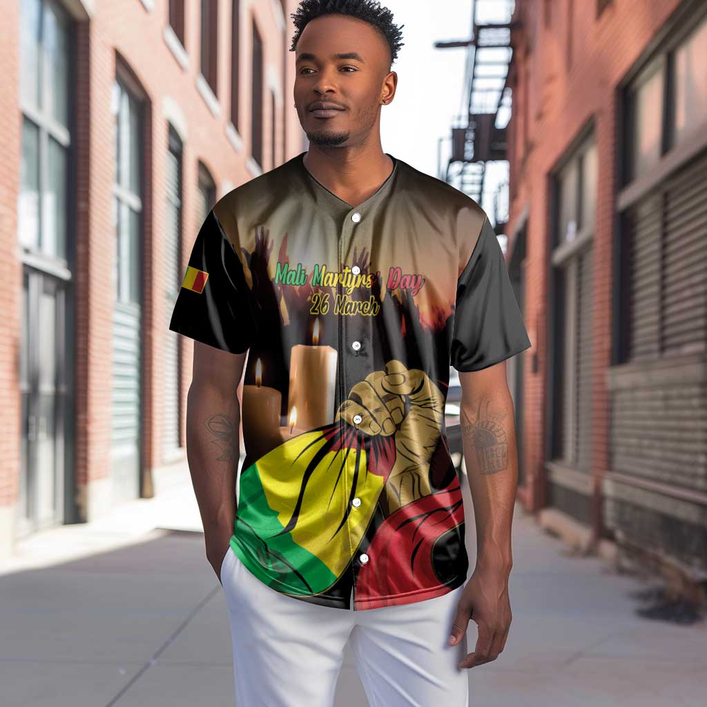 Personalised Proud Mali Martyrs Day In Memory Baseball Jersey