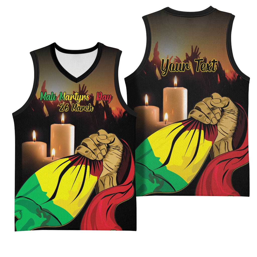 Personalised Proud Mali Martyrs Day In Memory Basketball Jersey LT15