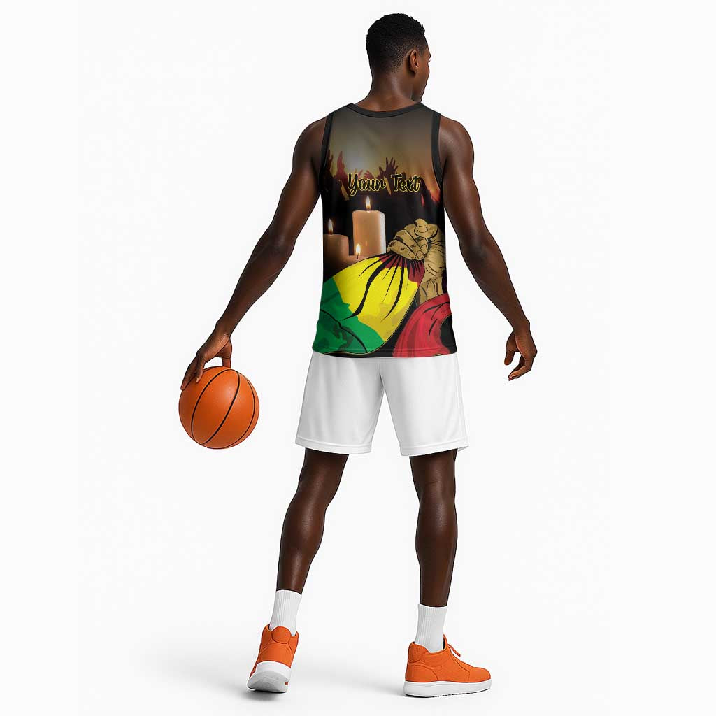 Personalised Proud Mali Martyrs Day In Memory Basketball Jersey LT15