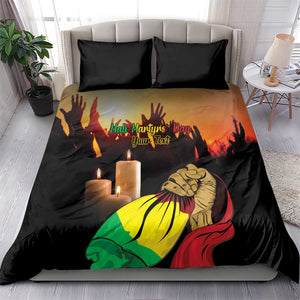 Personalised Proud Mali Martyrs Day In Memory Bedding Set