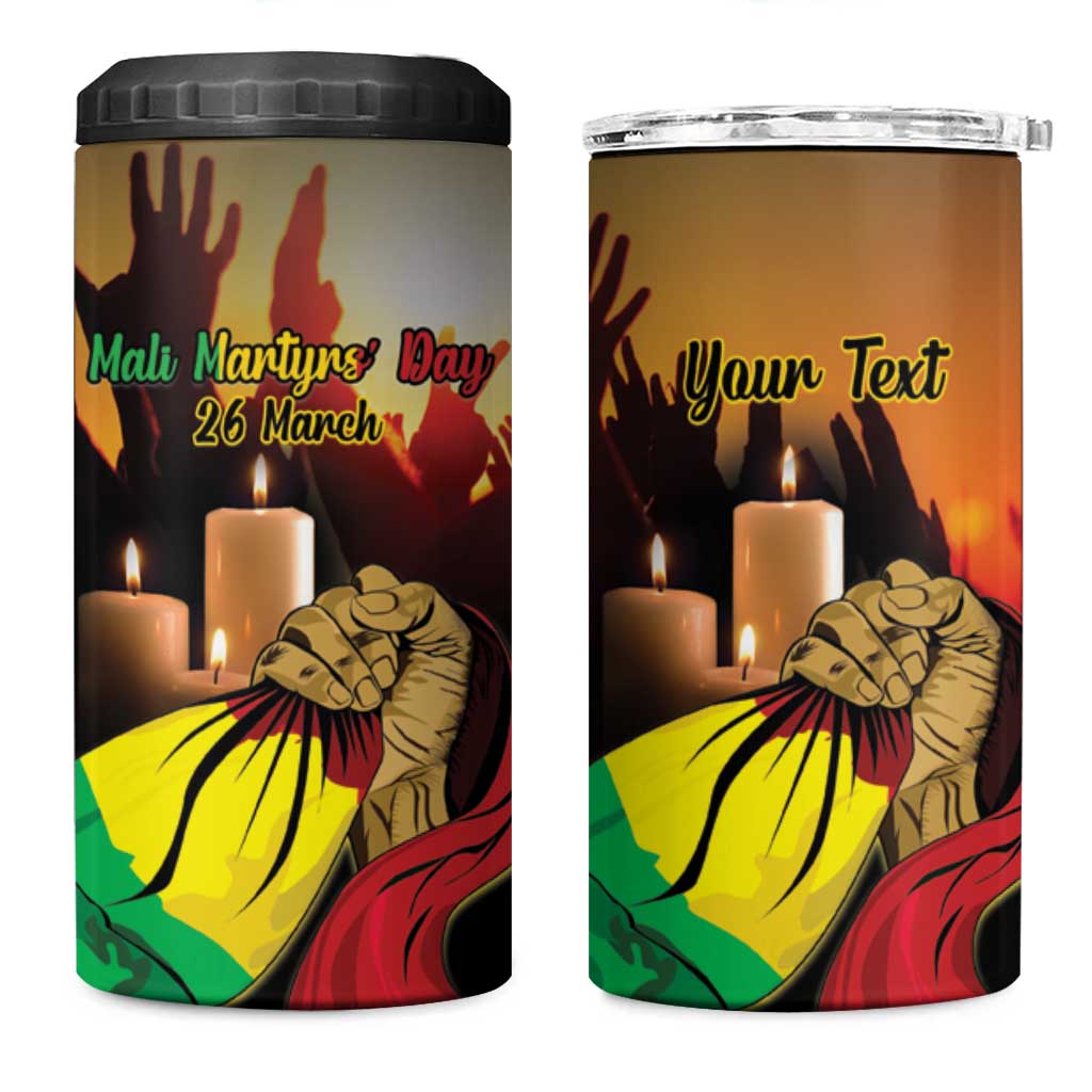 Personalised Proud Mali Martyrs Day In Memory 4 in 1 Can Cooler Tumbler