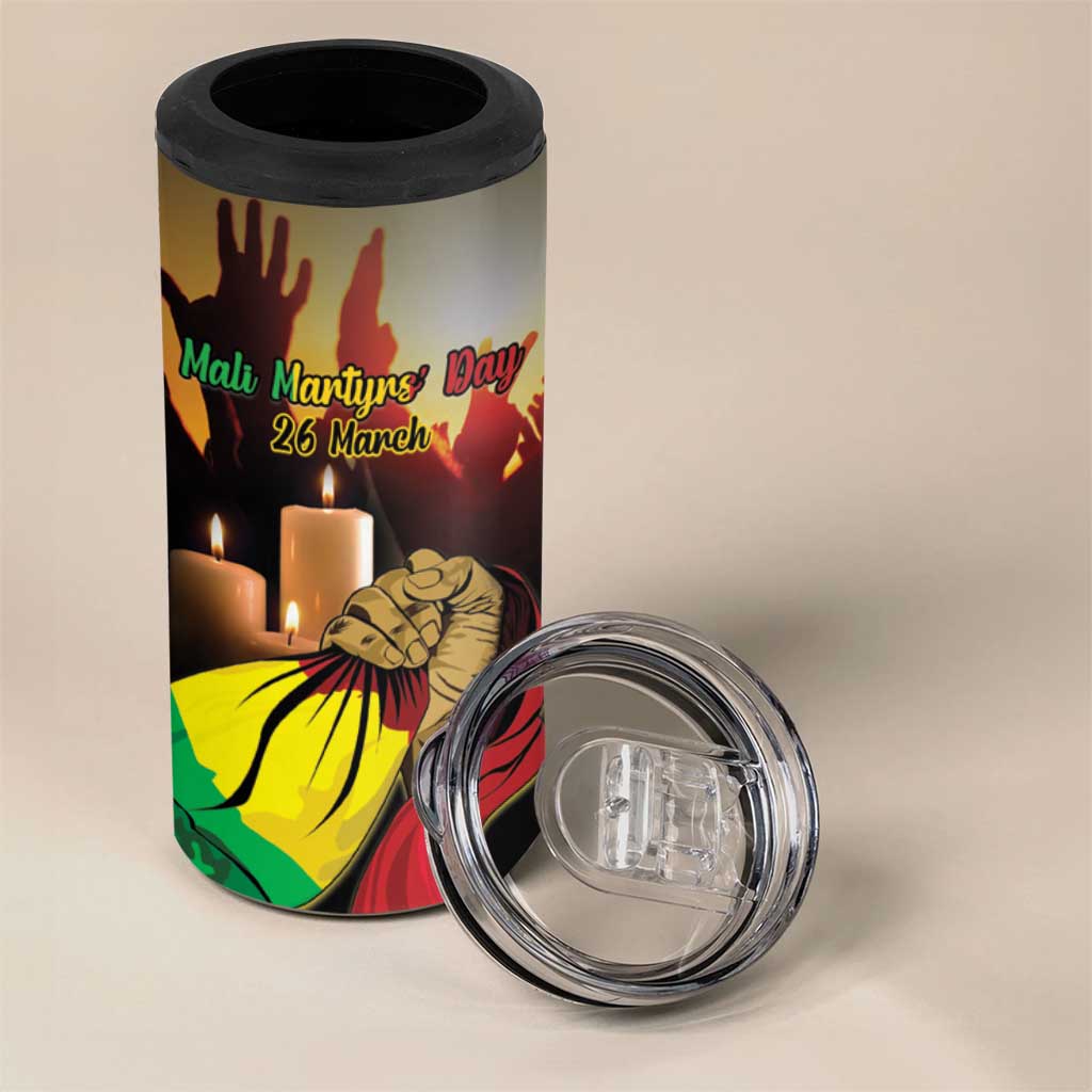Personalised Proud Mali Martyrs Day In Memory 4 in 1 Can Cooler Tumbler