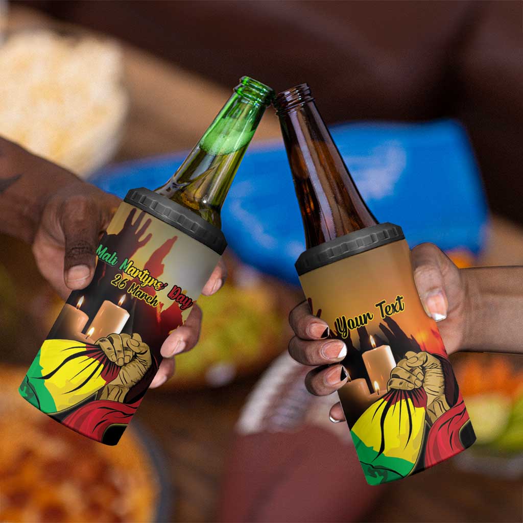 Personalised Proud Mali Martyrs Day In Memory 4 in 1 Can Cooler Tumbler