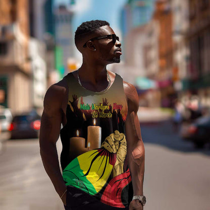 Personalised Proud Mali Martyrs Day In Memory Men Tank Top