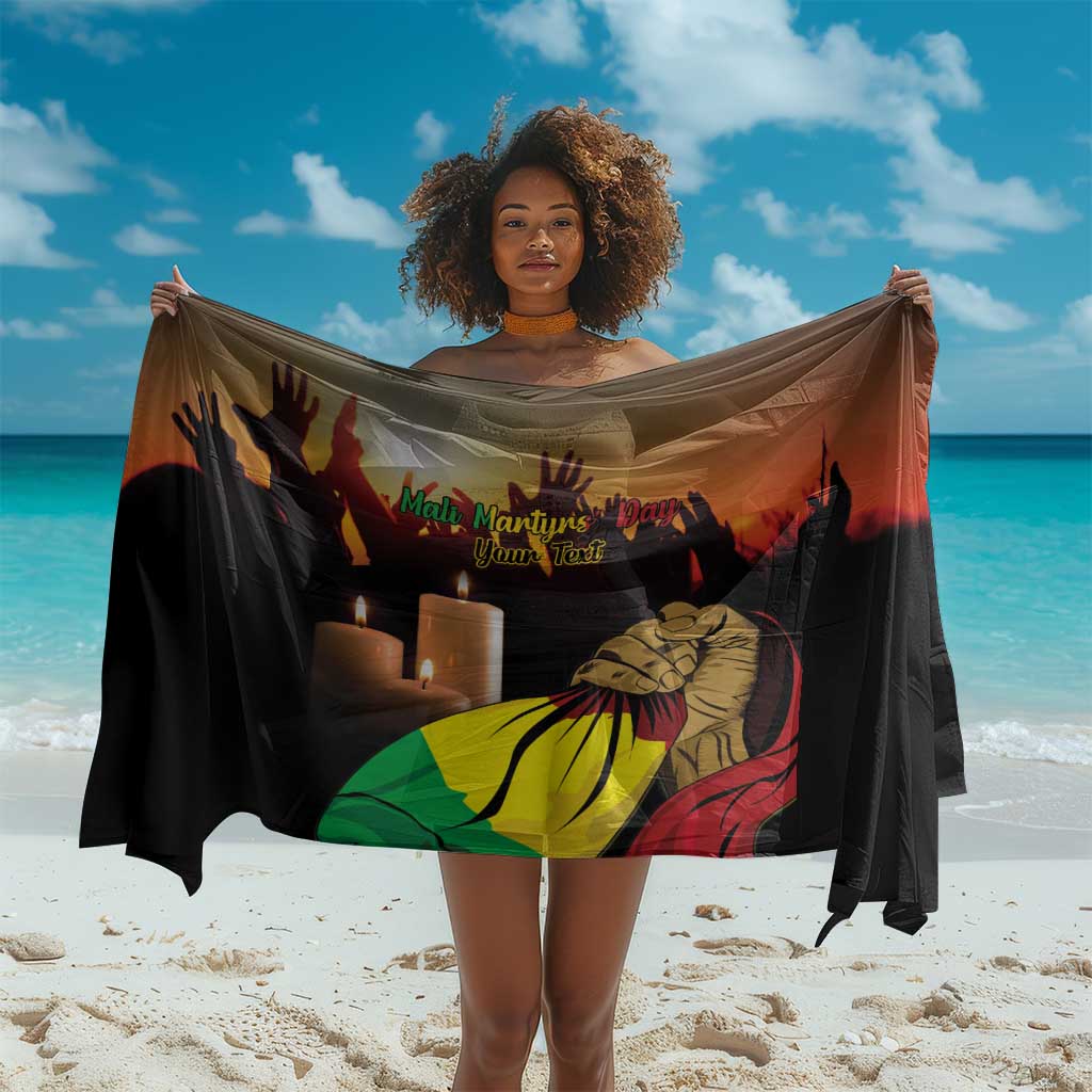 Personalised Proud Mali Martyrs Day In Memory Sarong