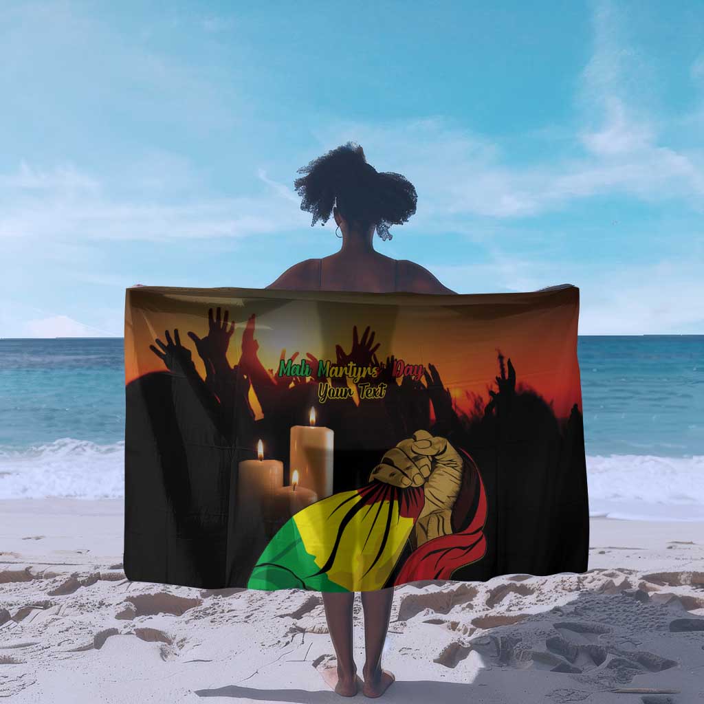 Personalised Proud Mali Martyrs Day In Memory Sarong