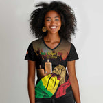 Personalised Proud Mali Martyrs Day In Memory Women V-Neck T-Shirt