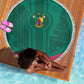 Custom Cameroun Football Beach Blanket Allez les Lions