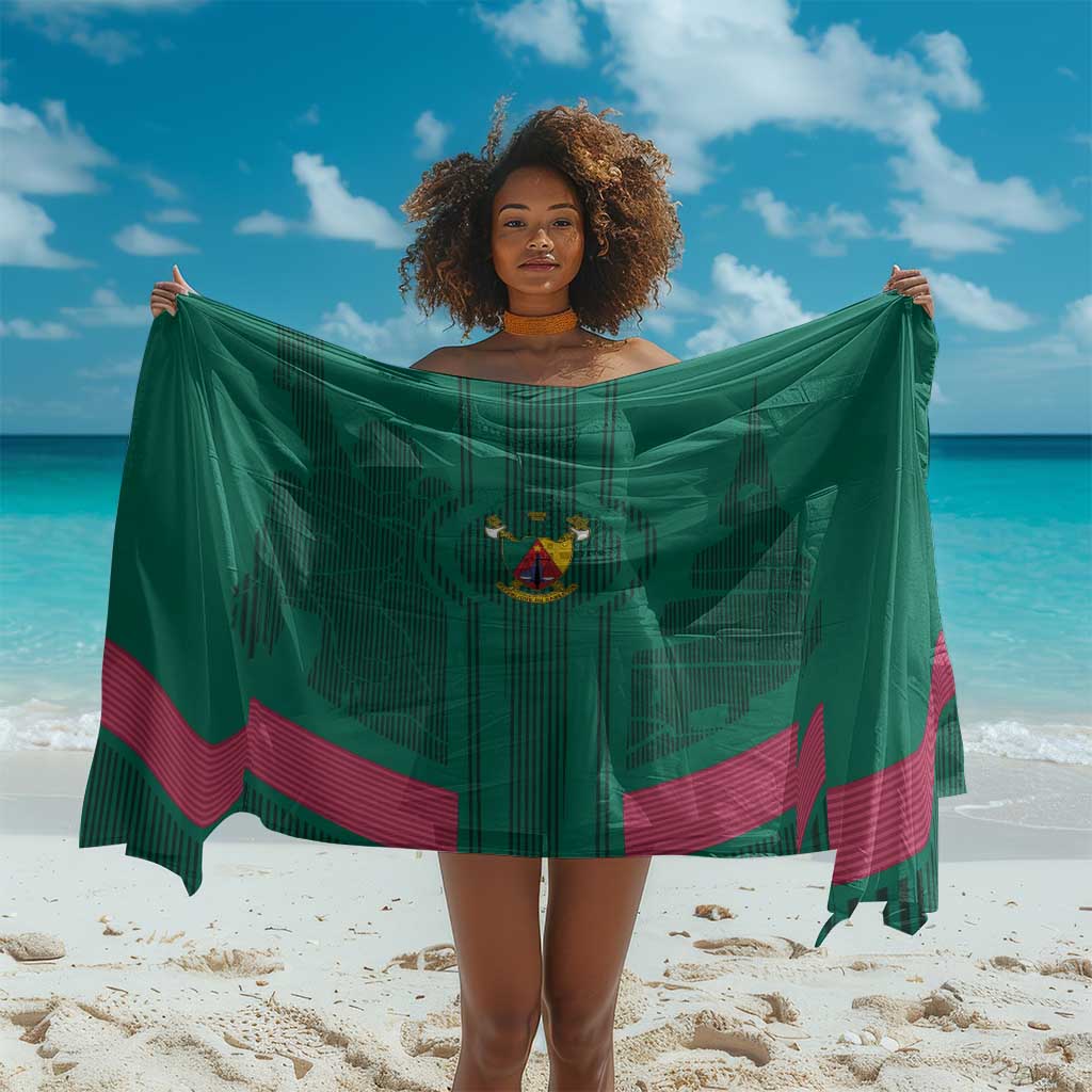 Custom Cameroun Football Sarong Allez les Lions