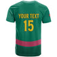 Custom Cameroun Football T shirt Allez les Lions