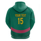 Custom Cameroun Football Zip Hoodie Allez les Lions