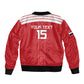Egyptian Football Custom Bomber Jacket Yalla Masr - Red Ver