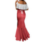 Egyptian Football Custom Mermaid Dress Yalla Masr - Red Ver