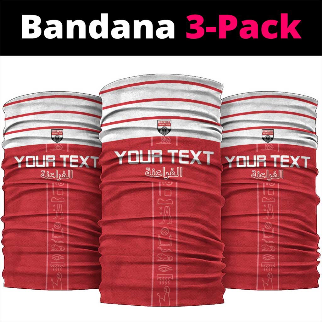 Egyptian Football Custom Neck Gaiter Yalla Masr - Red Ver LT15