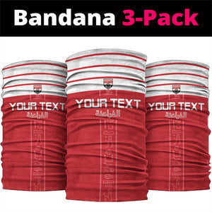 Egyptian Football Custom Neck Gaiter Yalla Masr - Red Ver LT15
