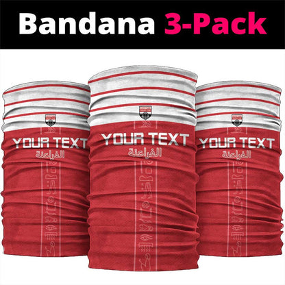 Egyptian Football Custom Neck Gaiter Yalla Masr - Red Ver LT15