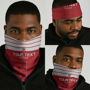 Egyptian Football Custom Neck Gaiter Yalla Masr - Red Ver LT15